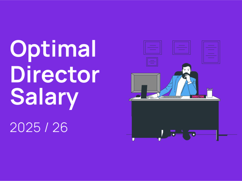 optimal director salary 2025-26 tax year