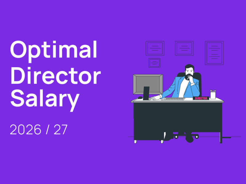 optimal director salary 2026-27 tax year
