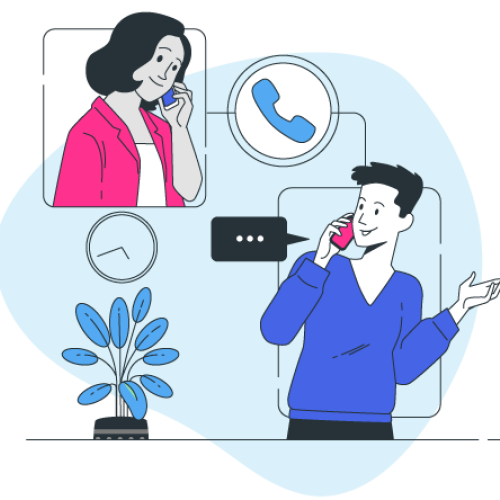 Discovery call illustration